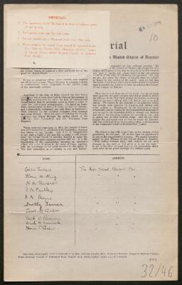 Petition - 32/46 - Bettws