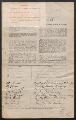 Petition - 32/62 - Rumney