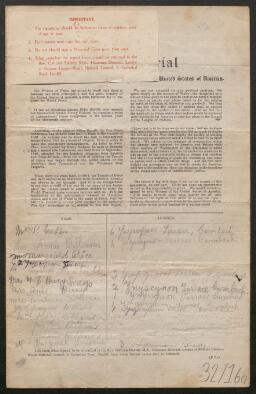 Petition - 32/160 - Cwmbach
