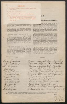 Petition - 33/26 - Mumbles