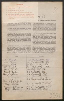 Petition - 33/51 - Argoed