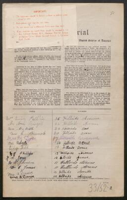 Petition - 33/52 - Argoed