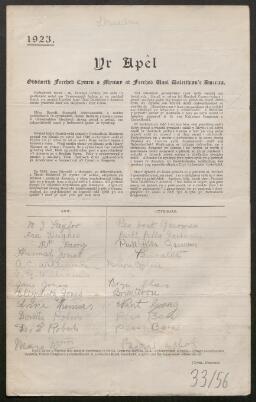 Petition - 33/56 - Llanidan