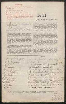 Petition - 33/69 1923