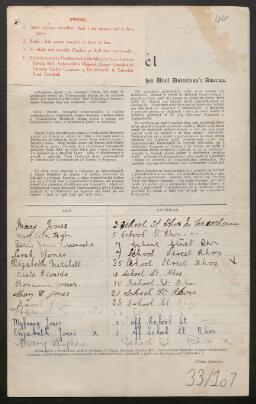 Petition - 33/107 - Rhosllanerchrugog