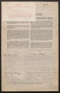 Petition - 33/123 - Alway