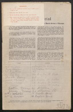 Petition - 33/170 - Pentre