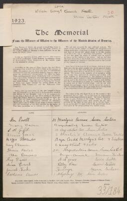 Petition - 33/184 - Seven Sisters