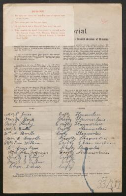 Petition - 33/191 - Llanrhidian Higher