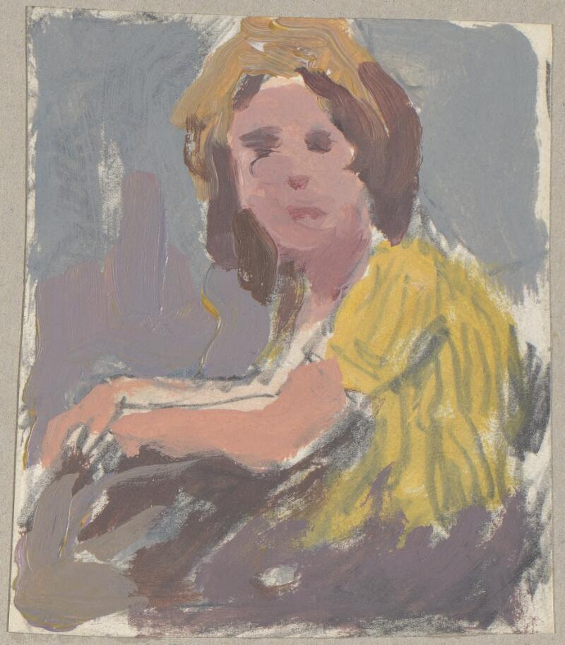 Woman in a yellow top